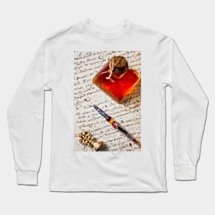 Ink bottle and pen Long Sleeve T-Shirt